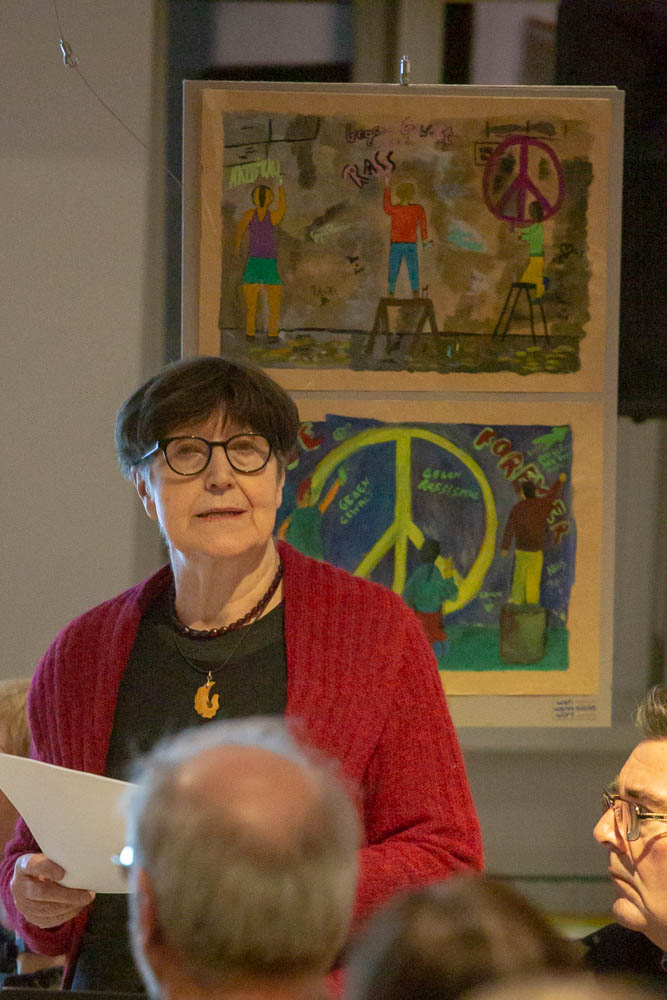 Renate Fresow erinnert an die Machtuebergabe an die Nationalsozialisten am 30. Januar 1933 Renate Fresow erinnert an die Machtuebergabe an die Nationalsozialisten am 30. Januar 1933