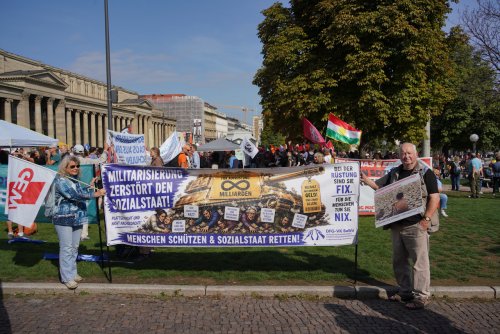 Militarisierung zerstört den Sozialstaat