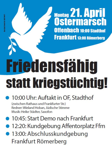 Ostermarsch 2025 Aufruf