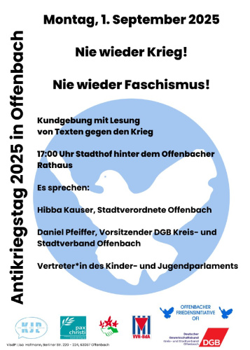 Antikriegstag 2025